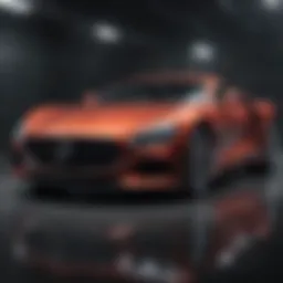 Luxury automobile showcasing high resale value