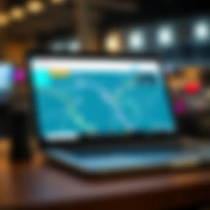 Exploring Digital Route Planning Tools for EVs EV route planning tools on a laptop