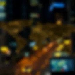 Visual representation of Western Union's global network