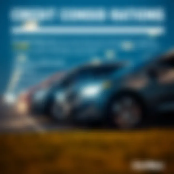 Credit Considerations in Car Purchases An informative infographic on credit and car buying.