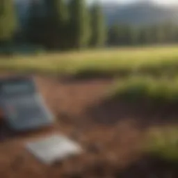 A digital representation of land valuation metrics