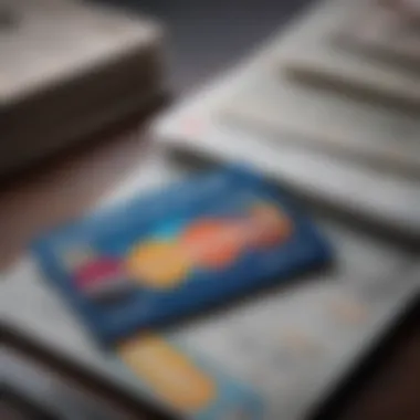 Understanding Interest Charges on Statements Close-up of credit card statements highlighting interest charges