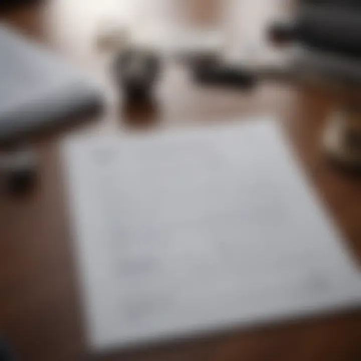 Essential tax documents laid out on a desk