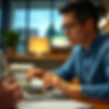 Reviewing Online Certification Courses A close-up view of a person reviewing online certification courses on a laptop