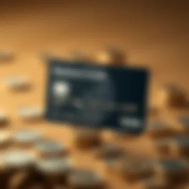 A business credit card with a unique design showcasing financial freedom