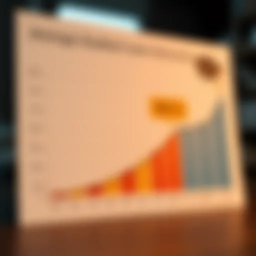 Graph showing average student loan amounts across different education levels