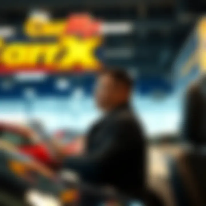 Exploring Financing Options at CarMax A person reviewing financing options at a dealership.