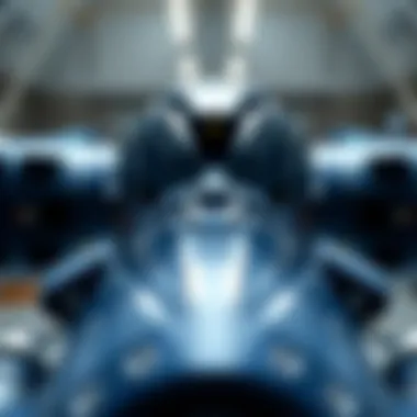 Innovations in Blue Origin's Spacecraft Technology A close-up of Blue Origin's spacecraft technology and design innovations.
