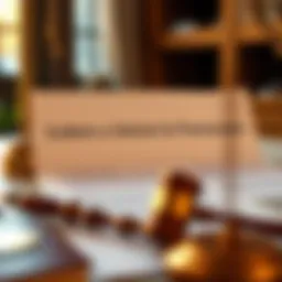 Legal document symbolizing foreclosure intent