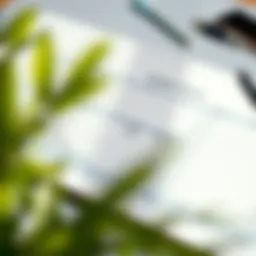 Illustration of a detailed budget planner layout with sections for income and expenses