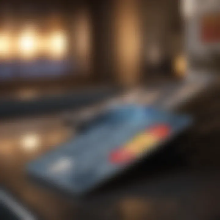 Credit card with rewards points