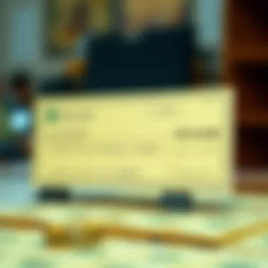 A visual representation of the fees associated with cashing checks