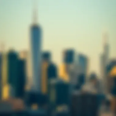 The Vibrant Landscape of Business in New York City A city skyline featuring iconic New York City buildings