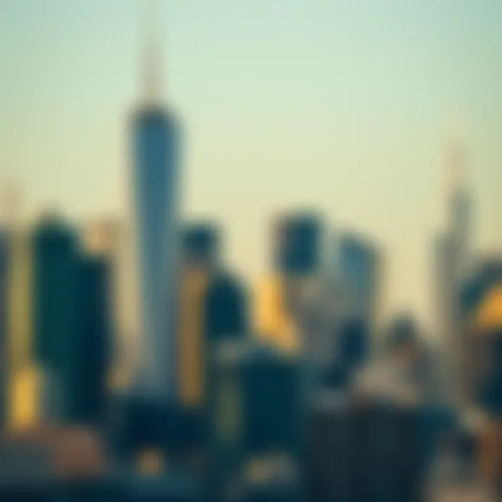 The Vibrant Landscape of Business in New York City A city skyline featuring iconic New York City buildings