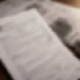 Illustration depicting tax forms and documents