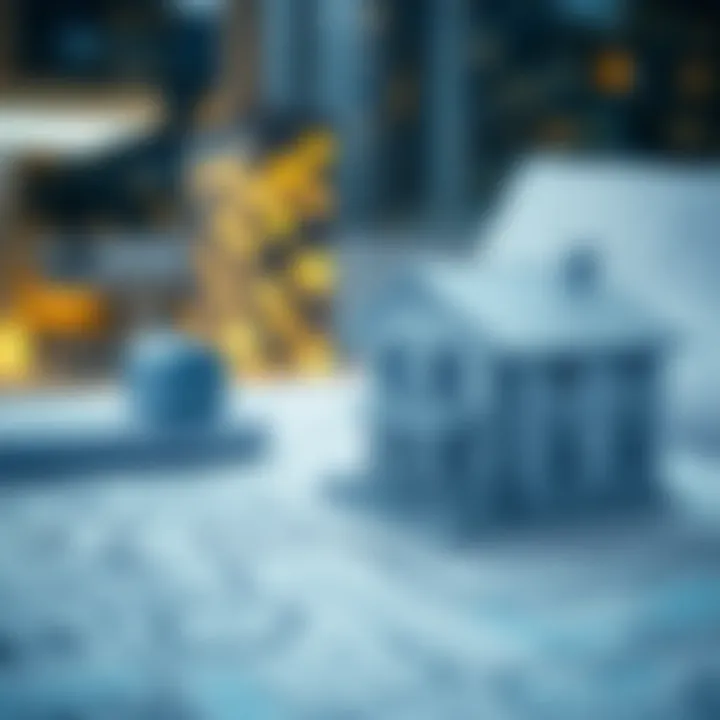 Blueprint of Real Estate Development An architectural blueprint symbolizing real estate planning