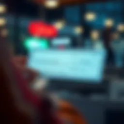 Visual representation of e-check transaction