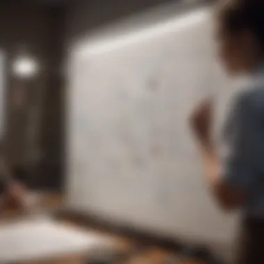 Navigating Financial Planning A strategic planning session with a whiteboard filled with ideas