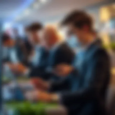 Engaging social media campaign capturing attention