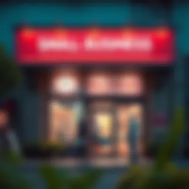 A vibrant small business storefront attracting customers