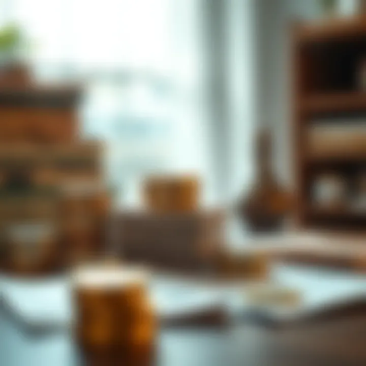 A stack of various assets representing financial investments