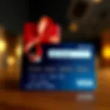 Visual representation of a Visa gift card displaying personalization options