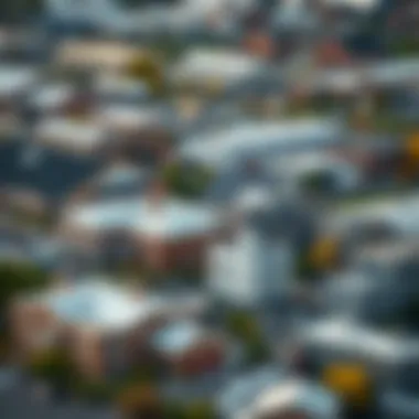 A close-up of various property types in the industrial sector.