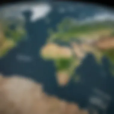 Global Reach of World Bank Loans Map highlighting countries receiving World Bank loans