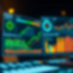 Data visualization showcasing marketing insights